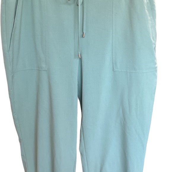 Nine West Women’s Elastic-Cuff Relaxed Jogger Pant Mint XL Mid Rise Loose Fit - Picture 7 of 10